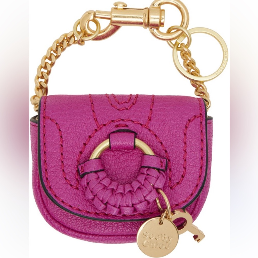 Chloe HANA NANO Keychain in Fushsia